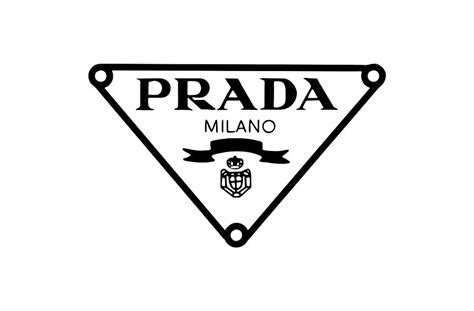 cadena prada original|Prada logo identification.